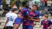 النجم المصري حمزة عبد الكريم يتالق ويسجل هتريك لبرشلونة في الدوري الاسباني